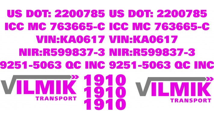 TVMK kit camions